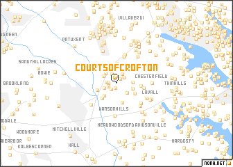 map of Courts of Crofton