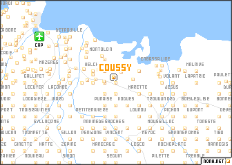 map of Coussy