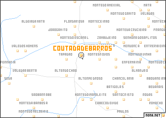 map of Coutada de Barros