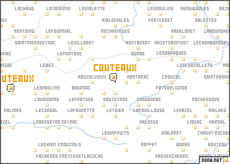 map of Couteaux