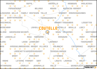 map of Coutelle