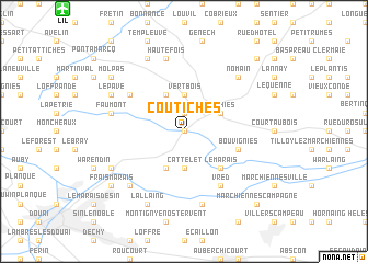 map of Coutiches