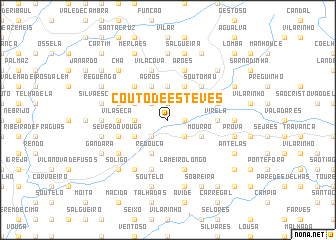 map of Couto de Esteves