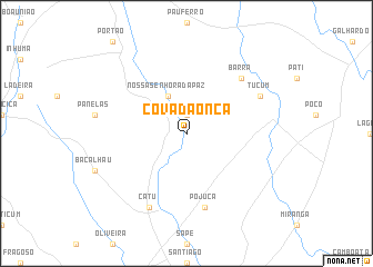 map of Cova da Onça