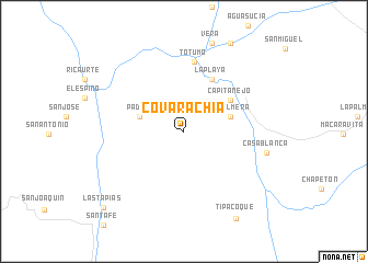 map of Covarachía