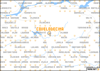 map of Covelo de Cima