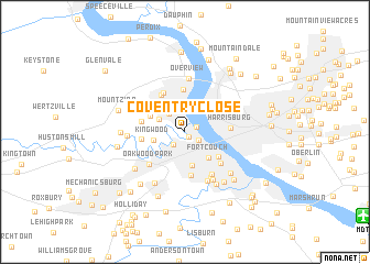 map of Coventry Close