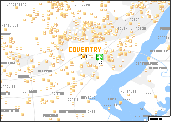 map of Coventry