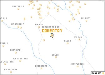 map of Coventry