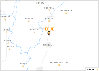 map of Cove