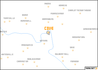 map of Cove
