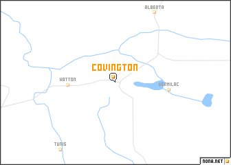 map of Covington