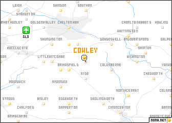 map of Cowley