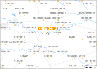 map of Cowthorpe