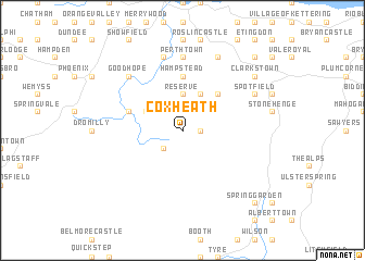 map of Coxheath