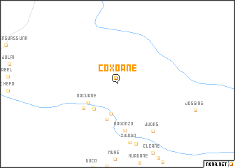 map of Coxoane