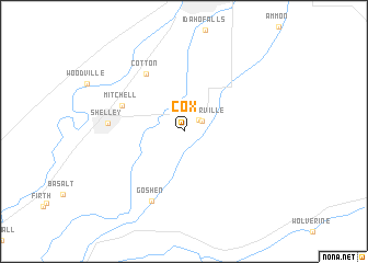 map of Cox