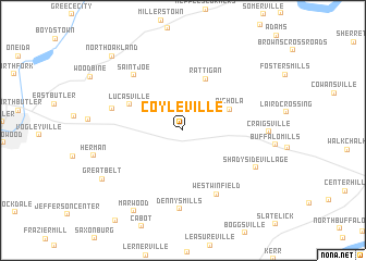 map of Coyleville