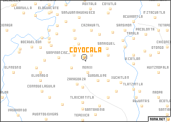 map of Coyocala