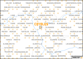 map of Coyoles