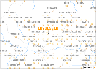 map of Coyol Seco