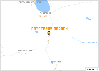 map of Coyote Basin Ranch