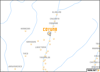 map of Coyuna