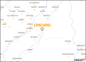 map of Crăciunel