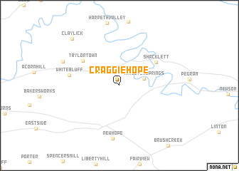 map of Craggie Hope