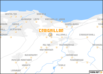 map of Craigmillar