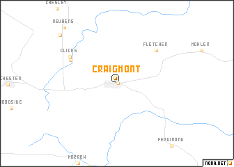 map of Craigmont