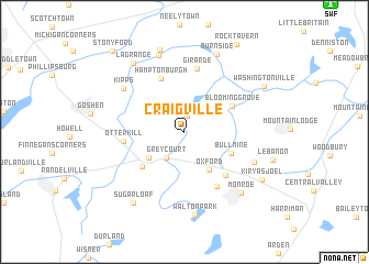 map of Craigville