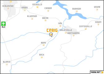 map of Craig