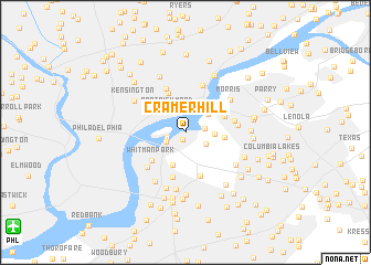 map of Cramer Hill