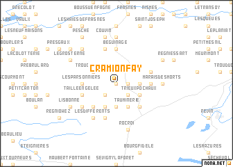 map of Cramion Fay