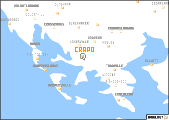 map of Crapo