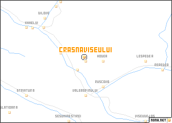 map of Crasna Vişeului
