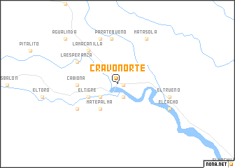 map of Cravo Norte