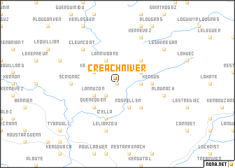 map of Créacʼhniver
