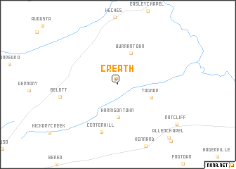 map of Creath