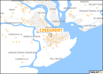 map of Creek Point