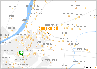 map of Creekside