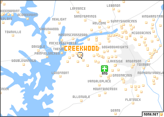 map of Creekwood