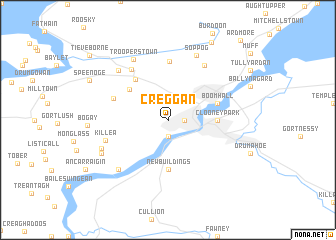 map of Creggan