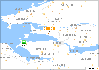 map of Cregg