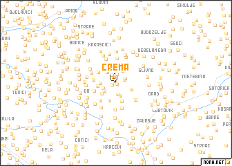 map of Crema