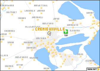 map of Crémieuxville