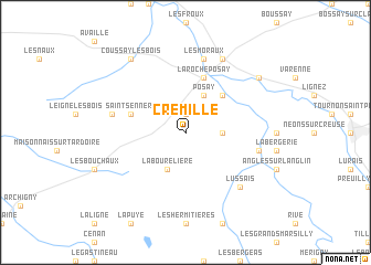 map of Crémille
