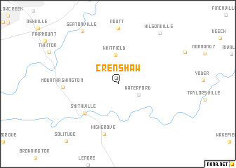 map of Crenshaw