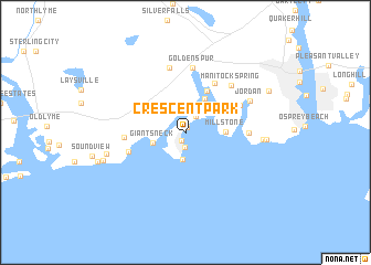 map of Crescent Park